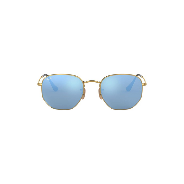 Ray Ban Sunglasses Gold Trim Hexagonal Frame Aviator vibes