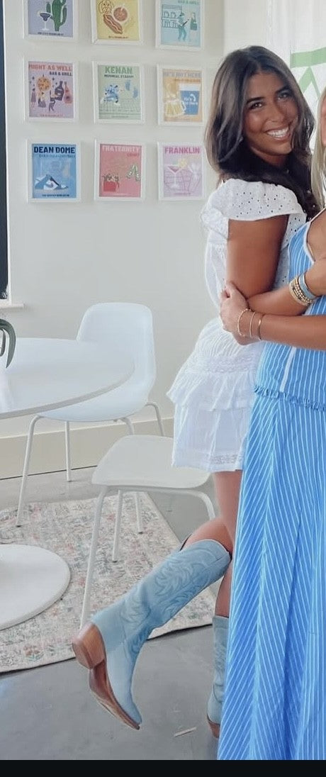 Blue Cowboy Boots Comfy Gameday Boots (9,000+ reviews 4.5 *)