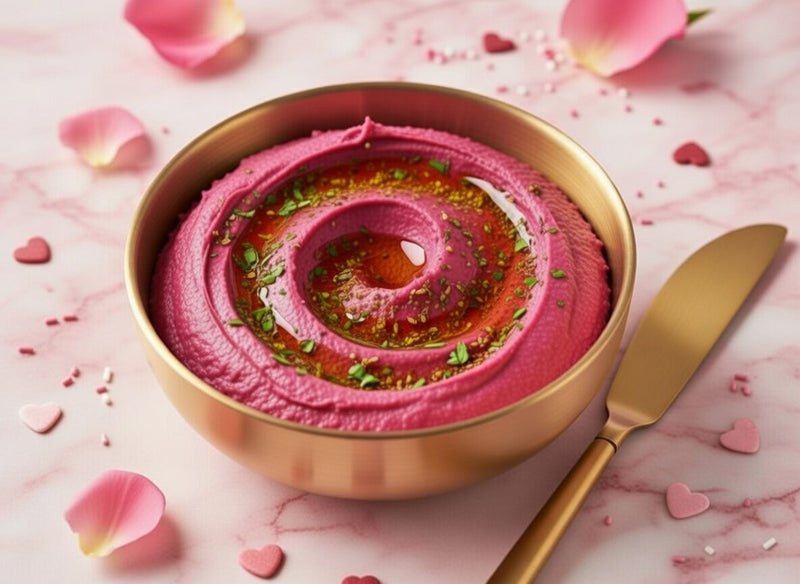 Recipe - Valentine's Day BEET HUMMUS