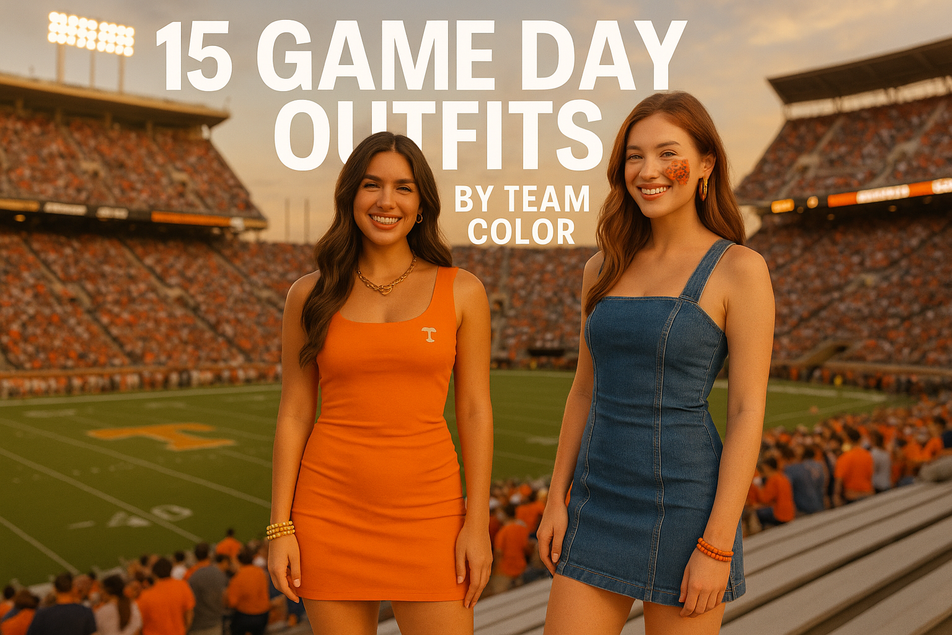 15 Game Day Outfit Ideas to Style by Team and Team Color