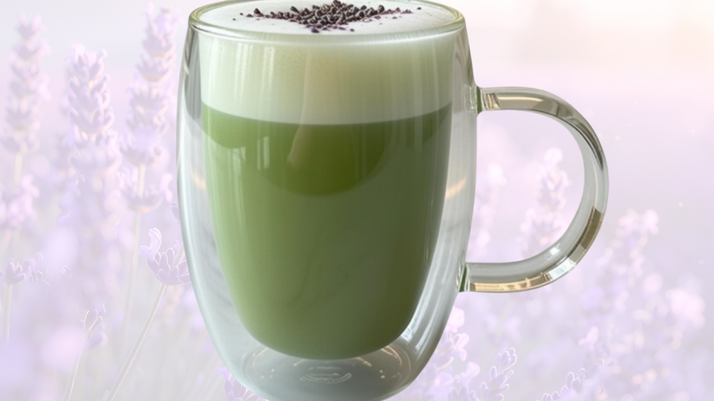 Lavendar🪻Matcha Latte - Keto 0 Sugar Recipe (Starbucks Copycat)