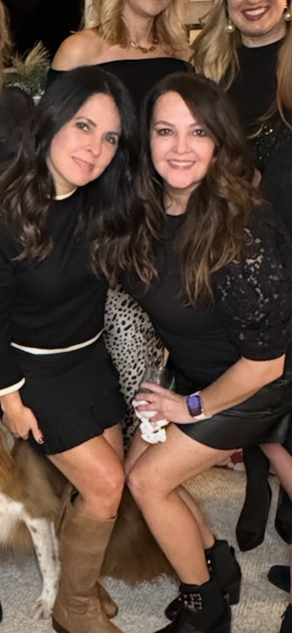 Designer Ruffled Mini Skirt Luxe Look for Less (COLORS: BEIGE or BLACK)