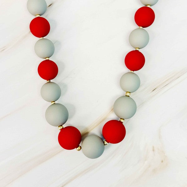 GameDay Beaded Necklaces Game Day Colors