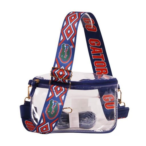Fanatics Certified Logo Stadium NCAA Team Clear Bag + Strap