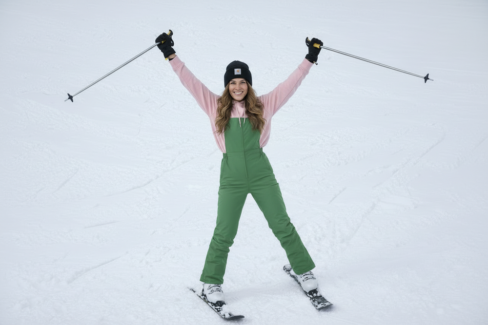 Women's Ski Bib - #1 Best Seller 4.7⭐Snow Pants - So Warm & Insulated