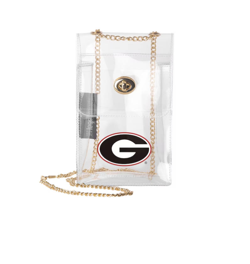 Fanatics Certified Logo Stadium NCAA Team Clear Bag + Strap