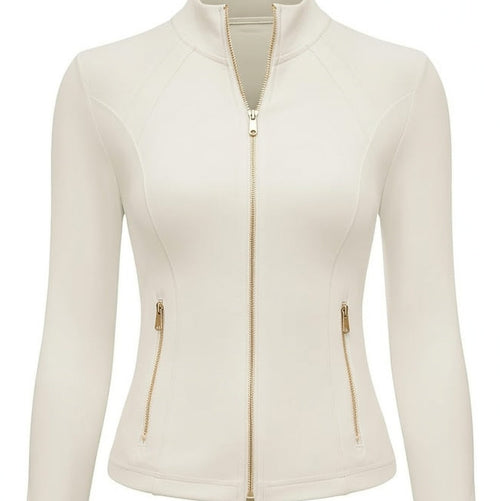 Jacket Define Nulu Vibes Gold Zippers (lulu look-alike)