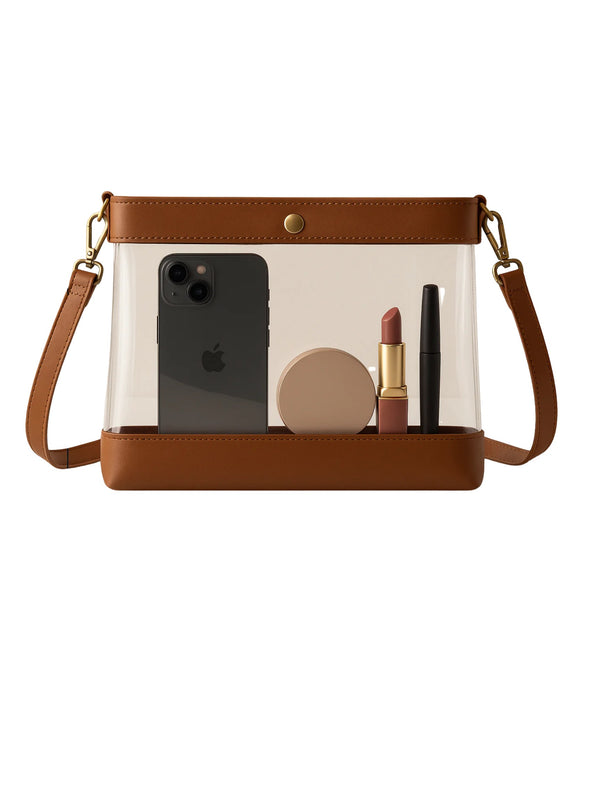 Small Clear Shoulder Bag Purse - comes in 15 Colors