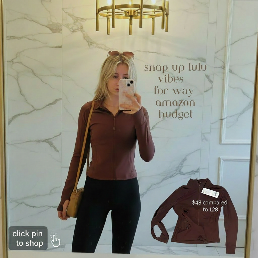 LULU Look-alike Jacket Vibes (Compare to Lululemon Wunder Train Jacket)